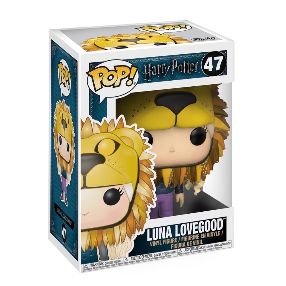 Funko Pop Harry Potter Luna Lovegood with Lion Head Vinyl Figure 47
